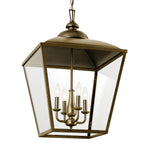 KICHLER 52475CHZ Gentle Hill 27.5" 4 Light Foyer Pendant Character Bronze