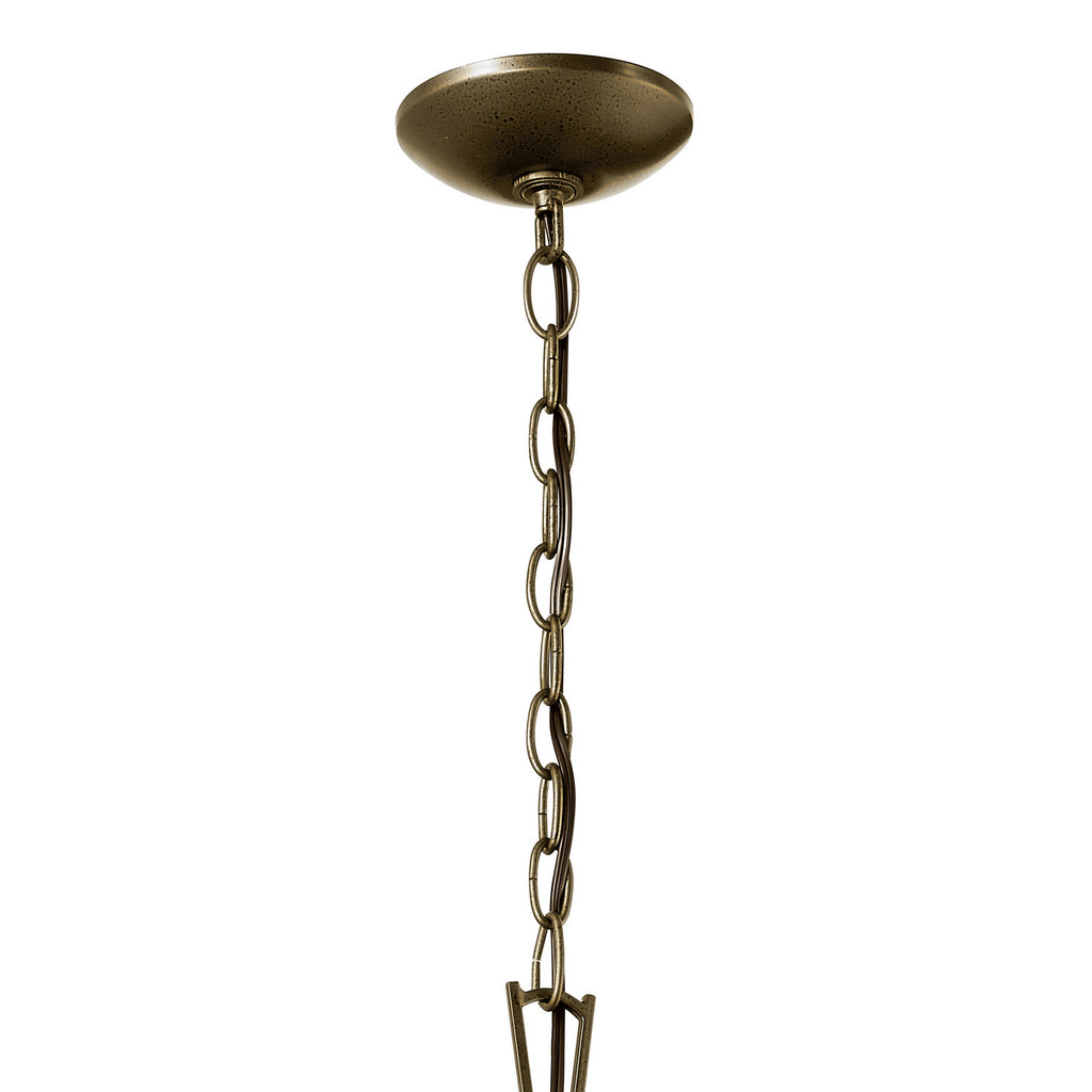 KICHLER 52475CHZ Gentle Hill 27.5" 4 Light Foyer Pendant Character Bronze