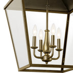 KICHLER 52475CHZ Gentle Hill 27.5" 4 Light Foyer Pendant Character Bronze