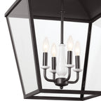 KICHLER 52475AVI Gentle Hill 27.5" 4 Light Foyer Pendant Anvil Iron