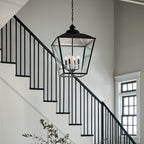 KICHLER 52475AVI Gentle Hill 27.5" 4 Light Foyer Pendant Anvil Iron