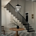 KICHLER 52475AVI Gentle Hill 27.5" 4 Light Foyer Pendant Anvil Iron