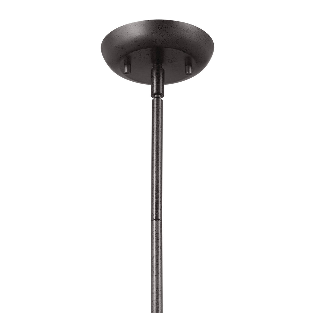 KICHLER 52476AVI Thera 14" 1 Light Pendant Anvil Iron