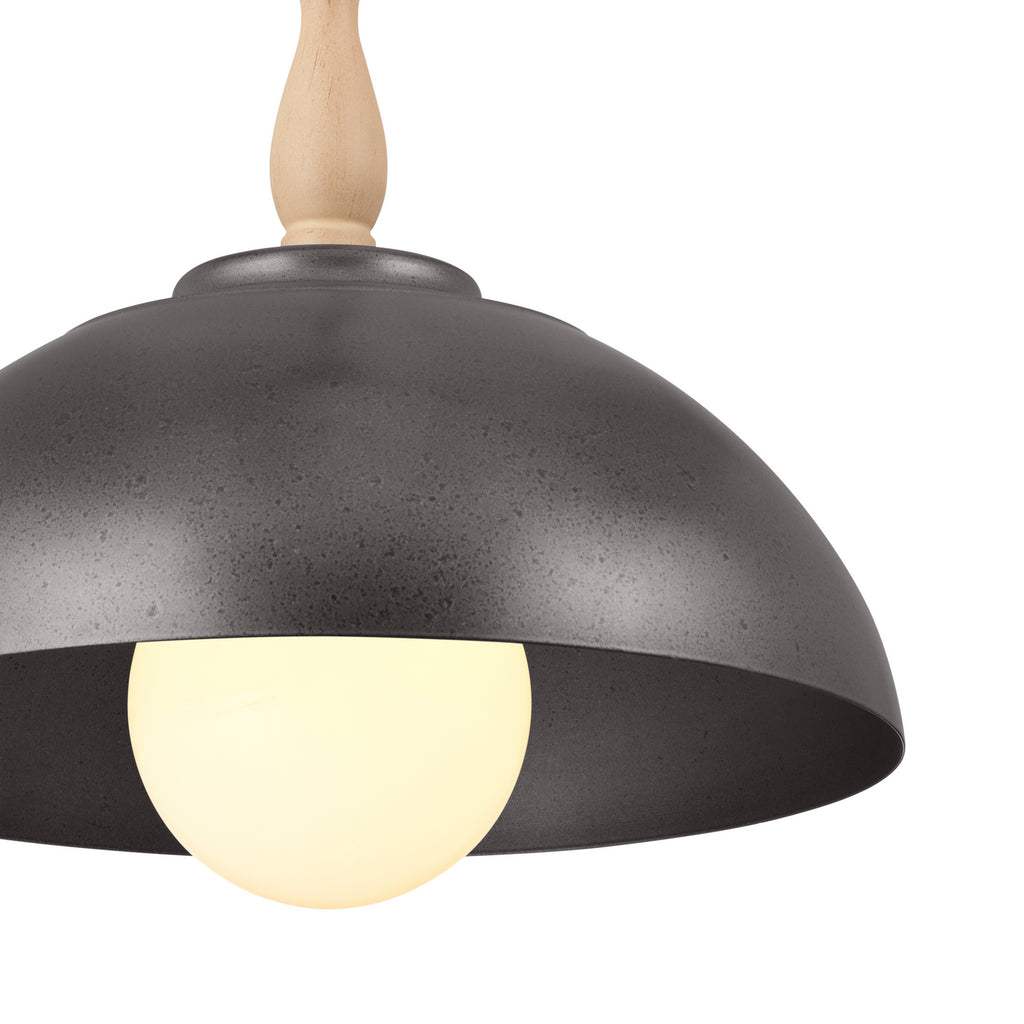 KICHLER 52476AVI Thera 14" 1 Light Pendant Anvil Iron