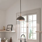 KICHLER 52476AVI Thera 14" 1 Light Pendant Anvil Iron