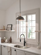 KICHLER 52476AVI Thera 14" 1 Light Pendant Anvil Iron