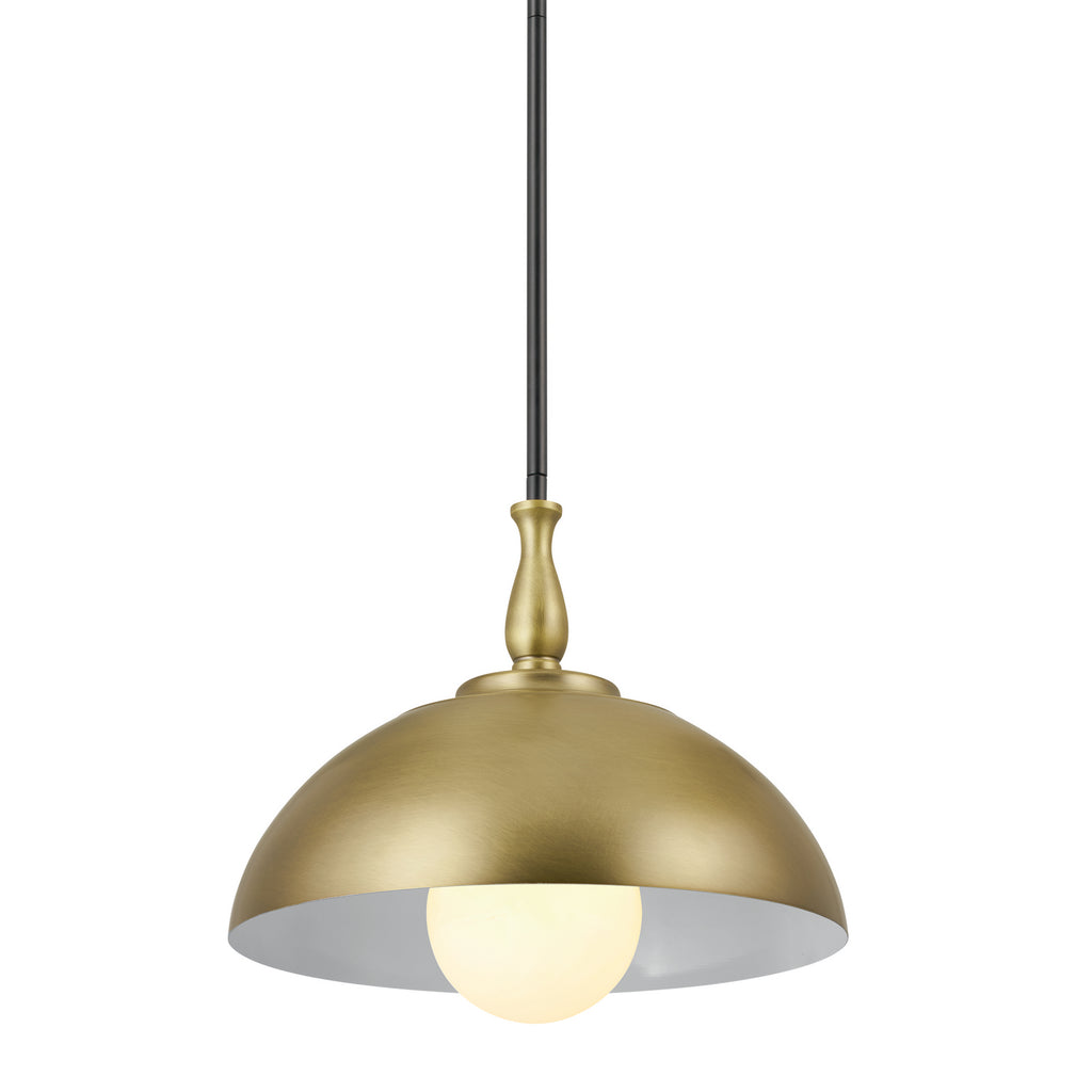 KICHLER 52476NBR Thera 14" 1 Light Pendant Natural Brass