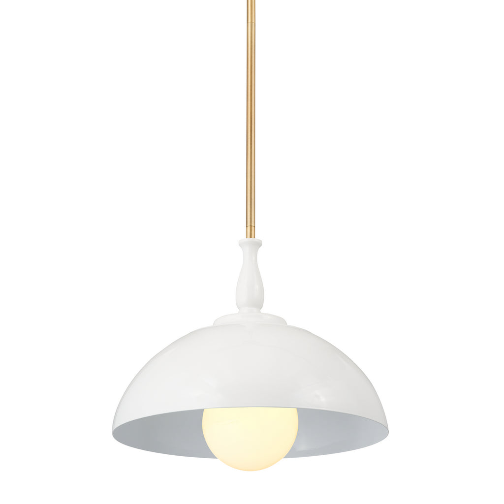 KICHLER 52476WH Thera 14" 1 Light Pendant White