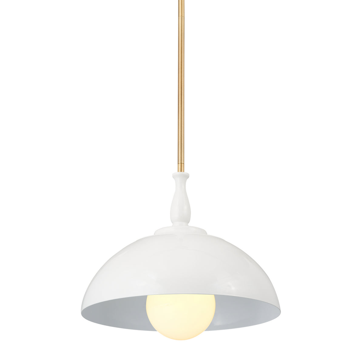 KICHLER 52476WH Thera 14" 1 Light Pendant White