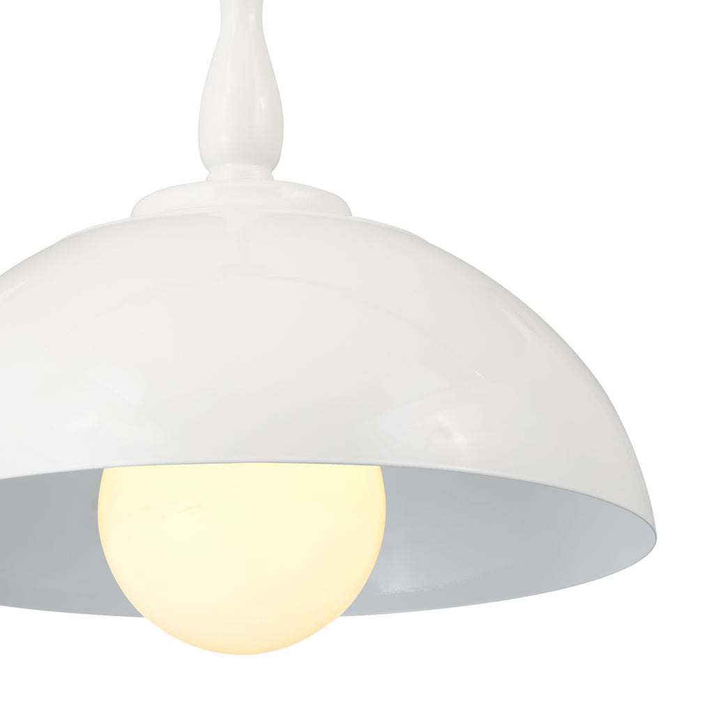 KICHLER 52476WH Thera 14" 1 Light Pendant White