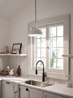 KICHLER 52476WH Thera 14" 1 Light Pendant White