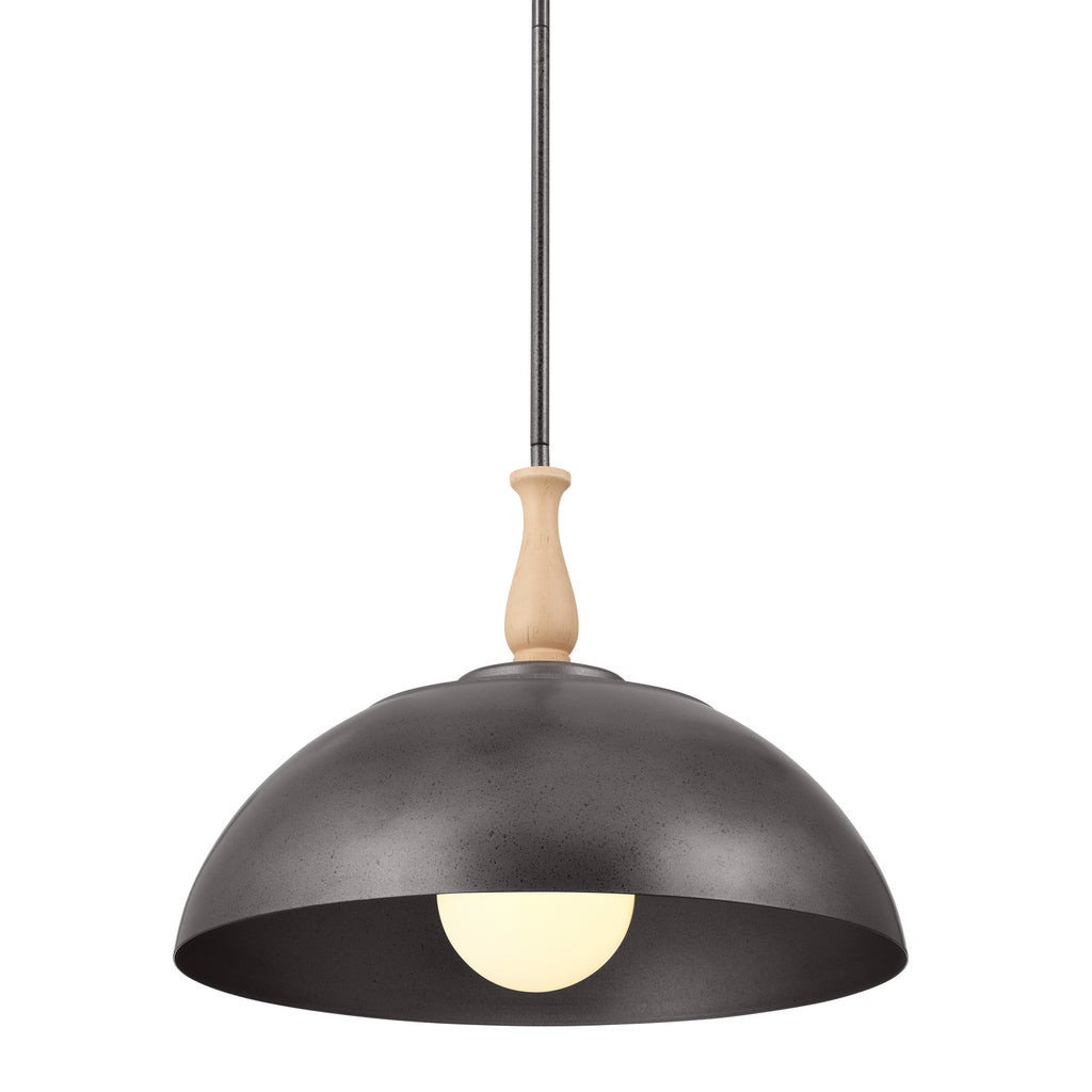 KICHLER 52477AVI Thera 18" 1 Light Pendant Anvil Iron