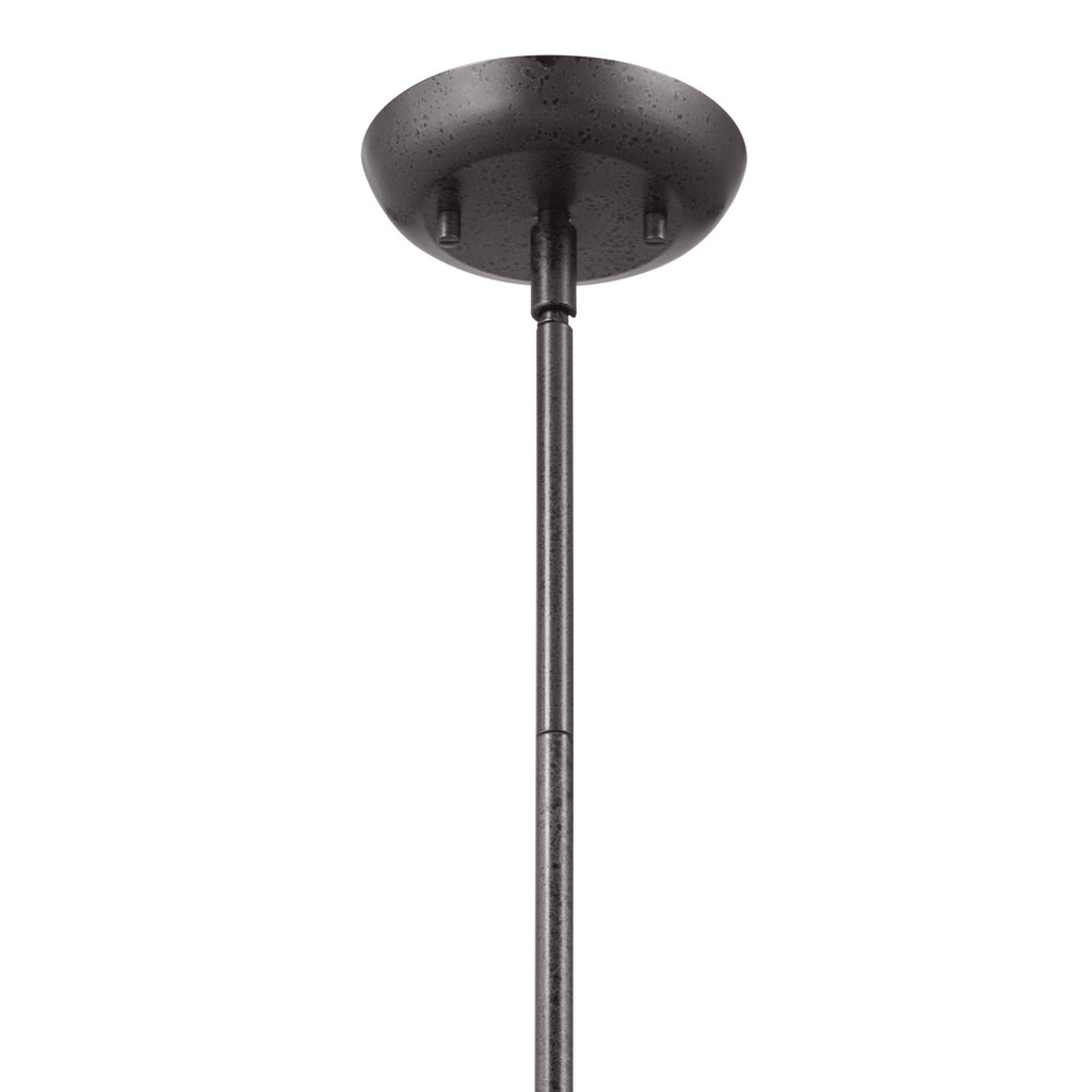 KICHLER 52477AVI Thera 18" 1 Light Pendant Anvil Iron