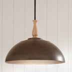 KICHLER 52477AVI Thera 18" 1 Light Pendant Anvil Iron