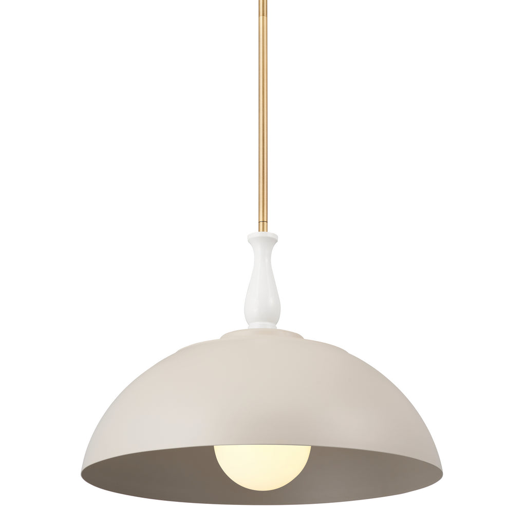 KICHLER 52477GRG Thera 18" 1 Light Pendant Greige