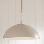 KICHLER 52477GRG Thera 18" 1 Light Pendant Greige