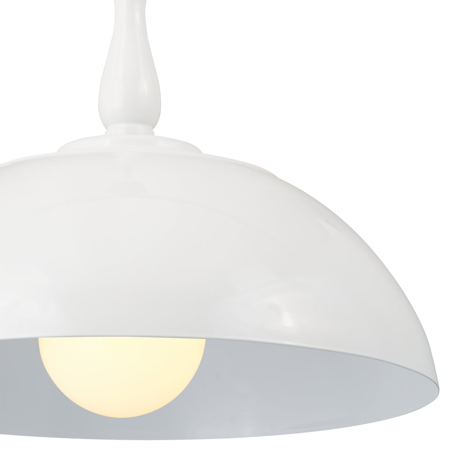 KICHLER 52477WH Thera 18" 1 Light Pendant White