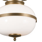 KICHLER 52478CHZ Dame 12" 2 Light Pendant Character Bronze