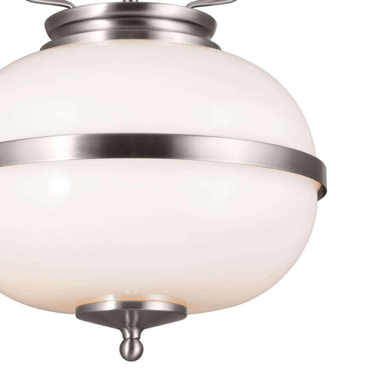 KICHLER 52478CLP Dame 12" 2 Light Pendant Classic Pewter