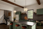 KICHLER 52478CLP Dame 12" 2 Light Pendant Classic Pewter