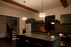 KICHLER 52478CLP Dame 12" 2 Light Pendant Classic Pewter