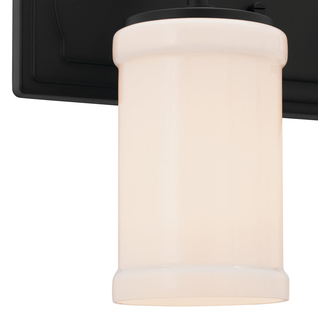 KICHLER 55130BKT Vetivene 10" 2 Light Vanity Light Textured Black
