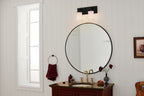 KICHLER 55130BKT Vetivene 10" 2 Light Vanity Light Textured Black
