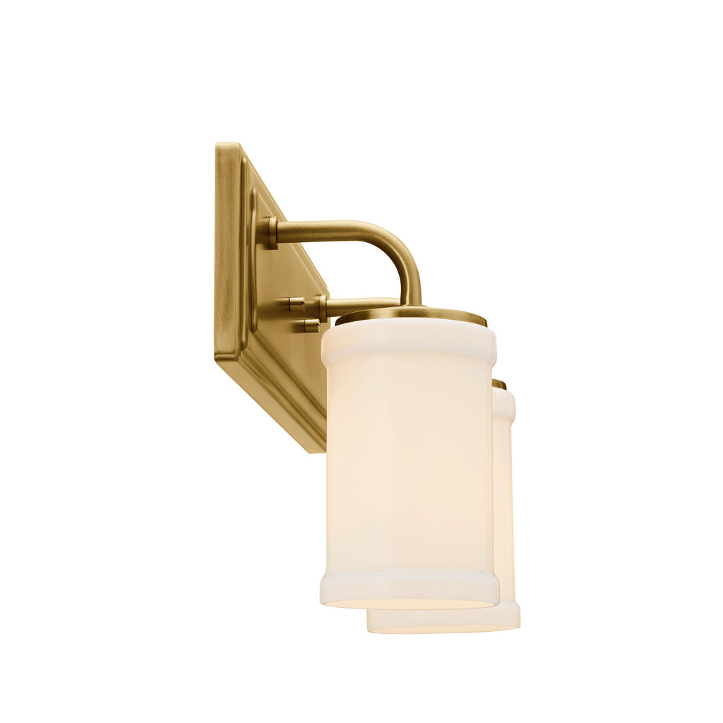 KICHLER 55130NBR Vetivene 10" 2 Light Vanity Light Natural Brass