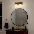 KICHLER 55130NBR Vetivene 10" 2 Light Vanity Light Natural Brass
