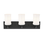 KICHLER 55131BKT Vetivene 10" 3 Light Vanity Light Textured Black