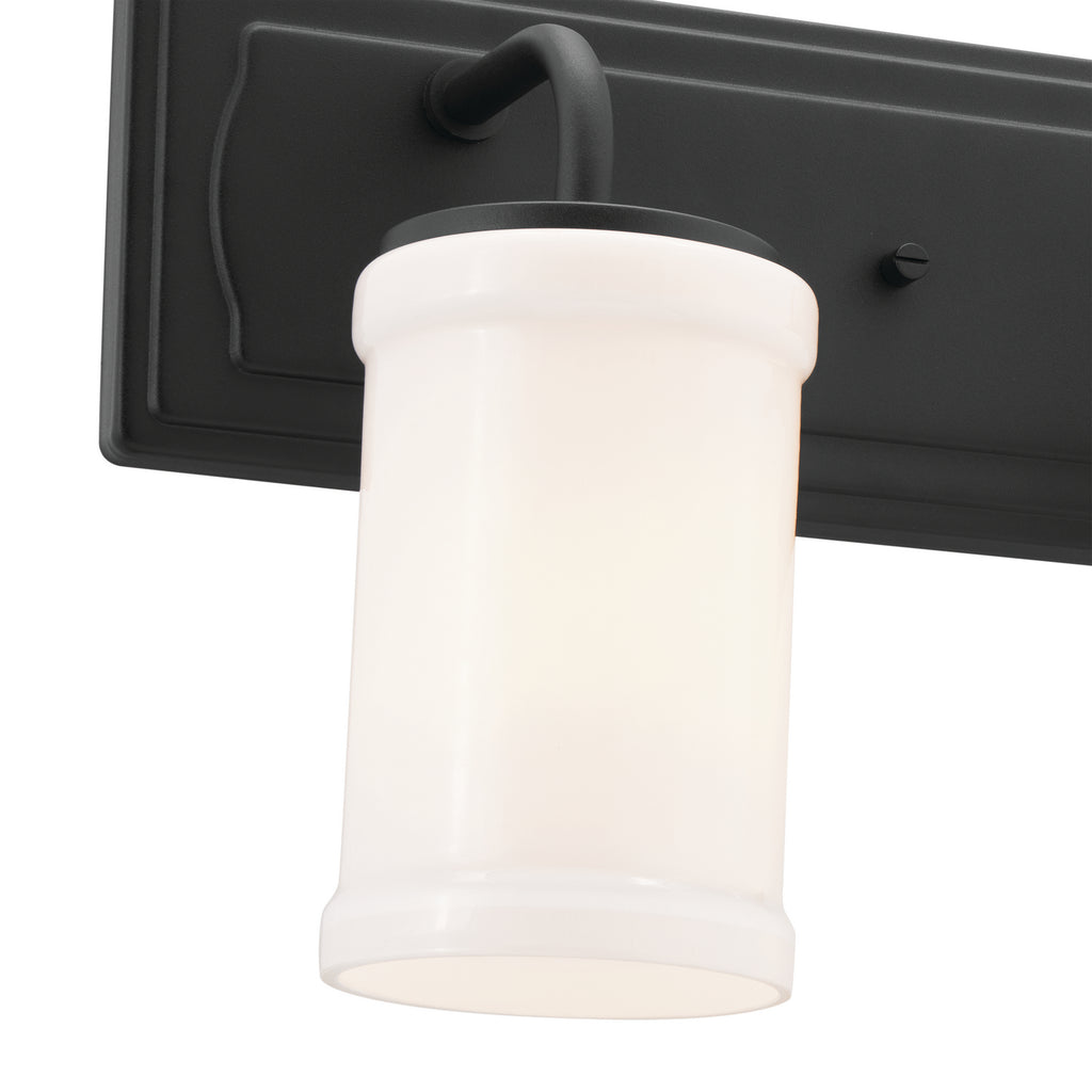 KICHLER 55131BKT Vetivene 10" 3 Light Vanity Light Textured Black