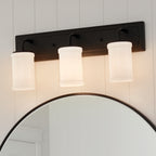 KICHLER 55131BKT Vetivene 10" 3 Light Vanity Light Textured Black