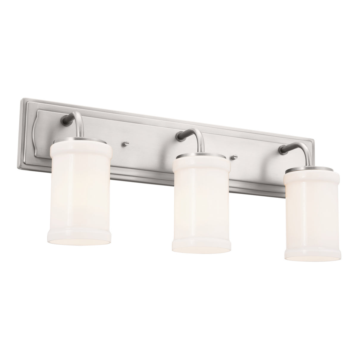 KICHLER 55131CLP Vetivene 10" 3 Light Vanity Light Classic Pewter