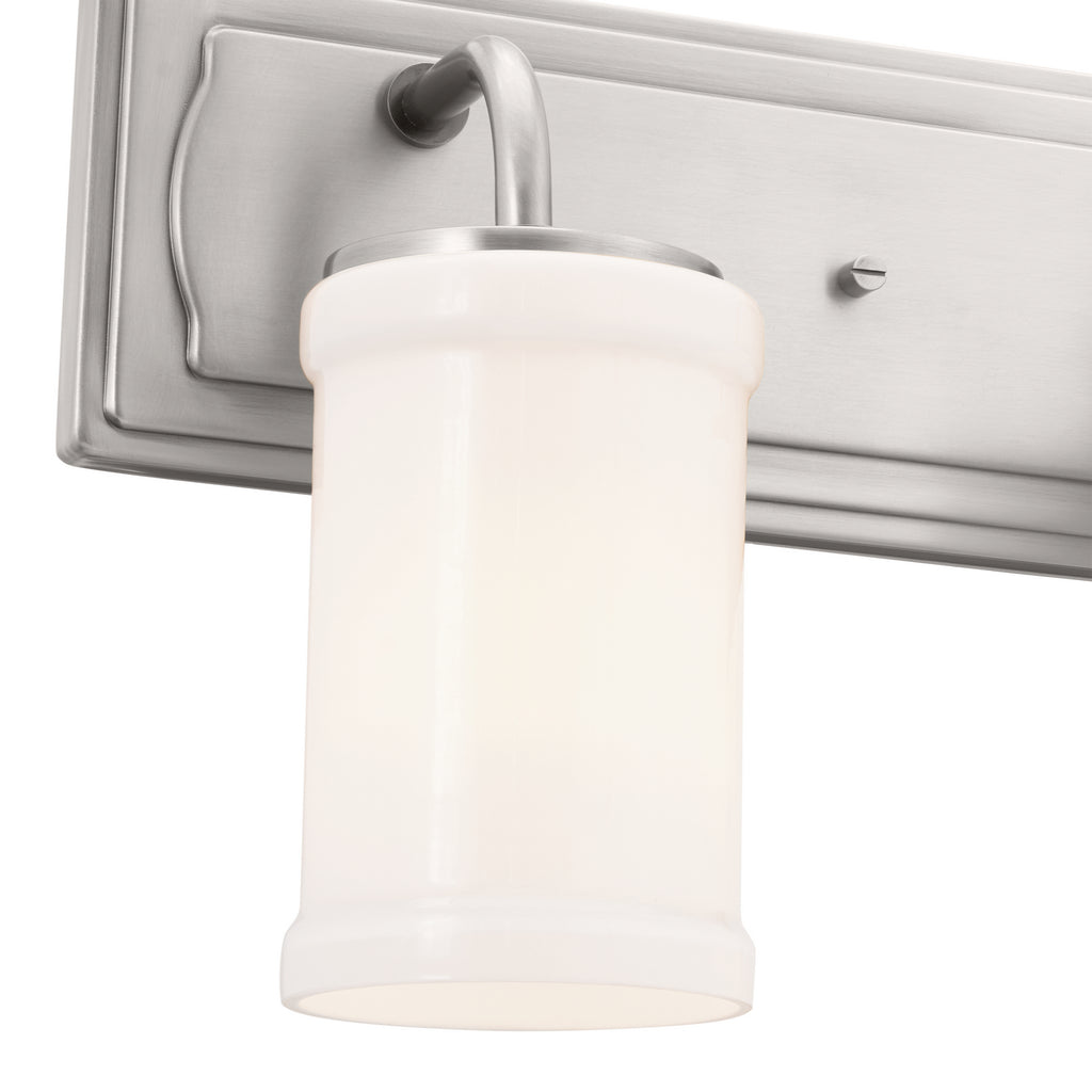 KICHLER 55131CLP Vetivene 10" 3 Light Vanity Light Classic Pewter