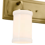 KICHLER 55131NBR Vetivene 10" 3 Light Vanity Light Natural Brass