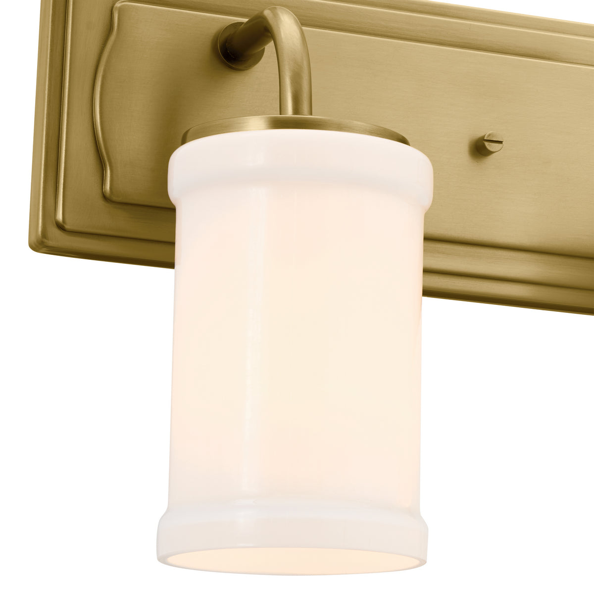 KICHLER 55131NBR Vetivene 10" 3 Light Vanity Light Natural Brass