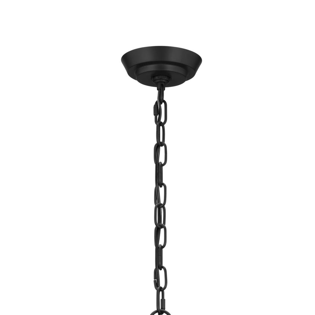 KICHLER 52480BK Truby 29" 6 Light Chandelier Black