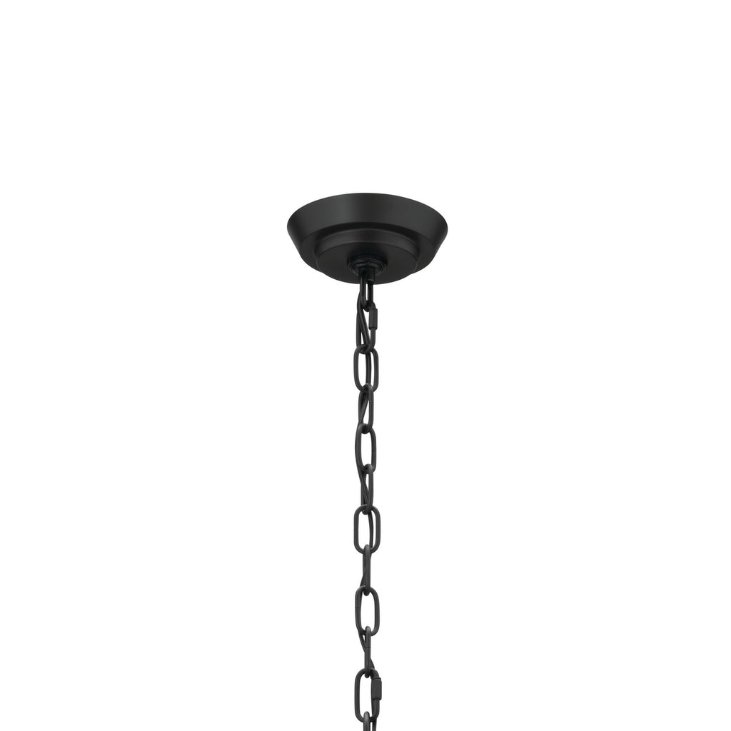 KICHLER 52482BK Truby 34" 9 Light 2-Tier Chandelier Black