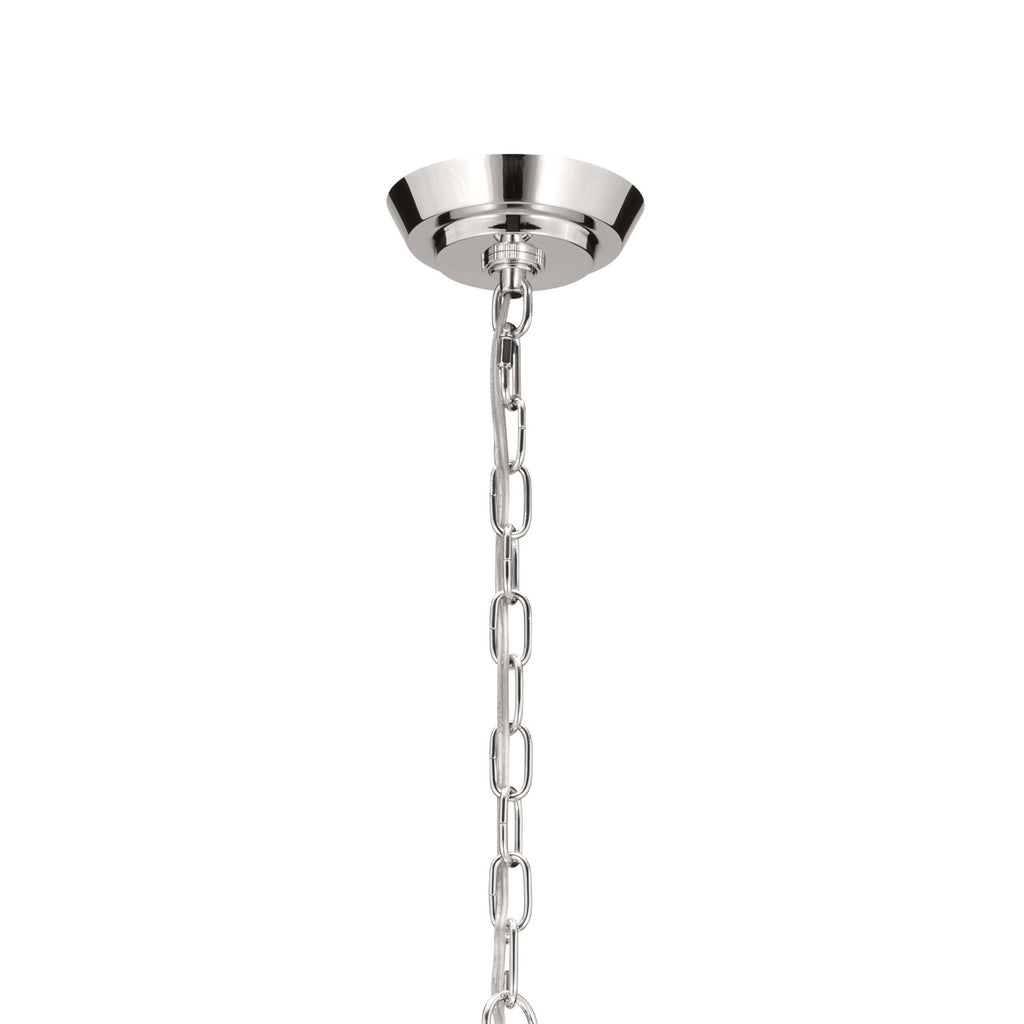 KICHLER 52480PN Truby 29" 6 Light Chandelier Polished Nickel