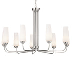 KICHLER 52481PN Truby 38" 9 Light Chandelier Polished Nickel