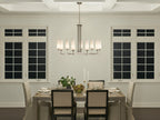 KICHLER 52481PN Truby 38" 9 Light Chandelier Polished Nickel