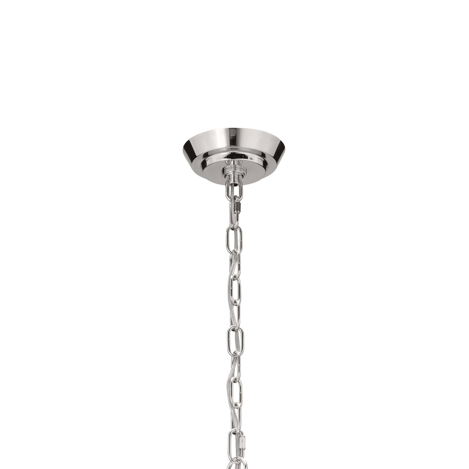 KICHLER 52482PN Truby 34" 9 Light 2-Tier Chandelier Polished Nickel
