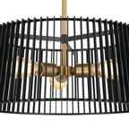 KICHLER 44171BK Linara 18" 3 Light Pendant Black