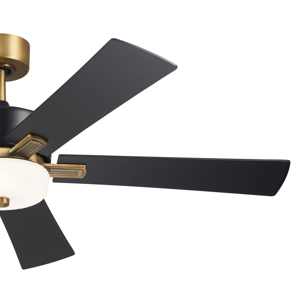 KICHLER 300395SBK Icon 56 Inch Icon Fan - Satin Black