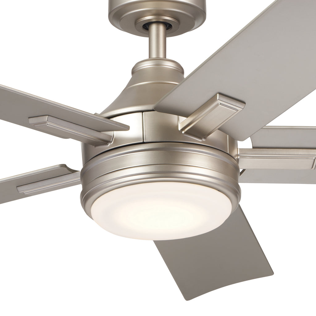 KICHLER 310075NI Tide 52 Inch Tide Fan - Brushed Nickel