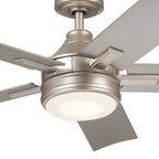 KICHLER 310075NI Tide 52 Inch Tide Fan - Brushed Nickel
