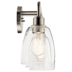 KICHLER 55102NI Meller 24" 3 Light Vanity Light With Clear Glass Black