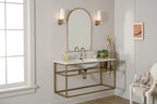 KICHLER 55073CPZ Truby 11.5" 1 Light Wall Sconce With Satin Etched Cased Opal Glass Polished Nickel