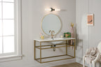 KICHLER 55074BK Truby 19.75" 2 Light Vanity Light With Satin Etched Cased Opal Glass Polished Nickel