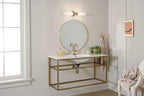 KICHLER 55074CPZ Truby 19.75" 2 Light Vanity Light With Satin Etched Cased Opal Glass Polished Nickel